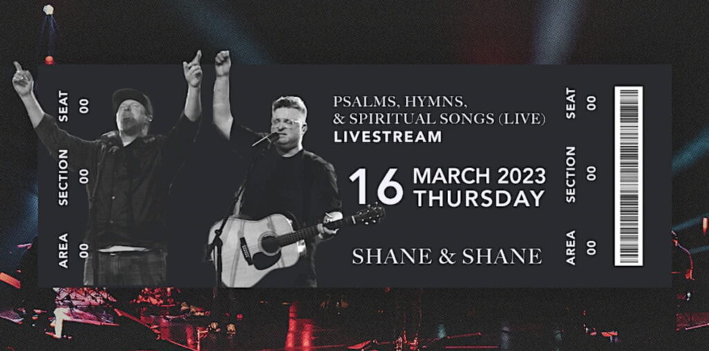 SHANE & SHANE LAUNCH LIVE ALBUM WITH EXCLUSIVE WATCH PARTY TOMORROW